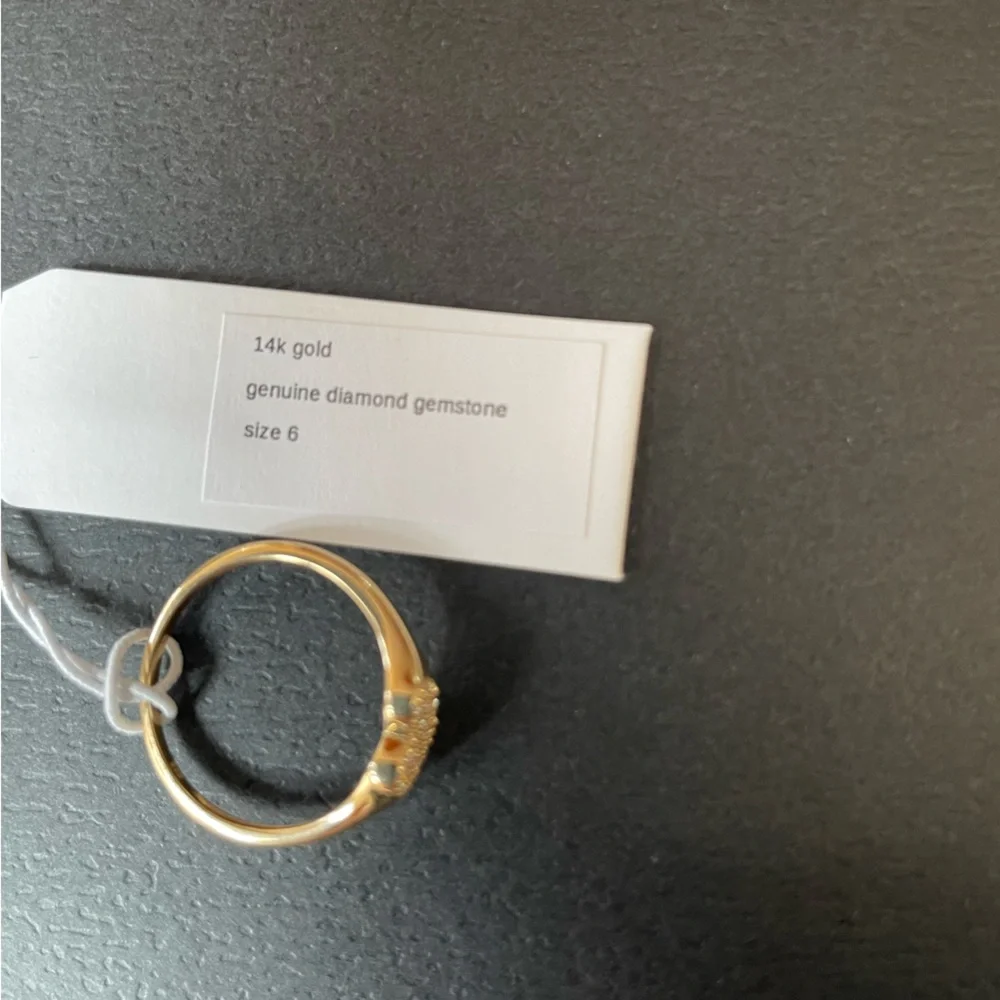 Gorjana Diamond Pavé Heart Ring – 14K Solid Gold (Price is Firm!) - Picture 7 of 9